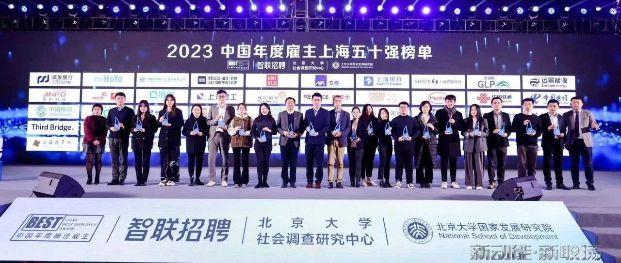 www.jinnianhui.com金年会体育科技荣膺“智联2023上海最佳雇主50强”